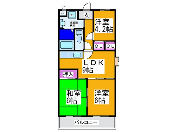 エミネンス深井の物件間取画像